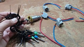 HOW TO REMOVE PINS OF SOCKET  FUEL INJECTOR [upl. by Tarsus965]