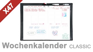 Der Wochenkalender quotCLASSICquot von X47  Final Cut X4724 [upl. by Connors]