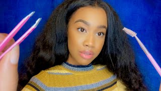 ASMR Doing Your Eyebrows  Eyebrow Salon Roleplay ✨Personal Attention ASMR✨ [upl. by Flodnar]