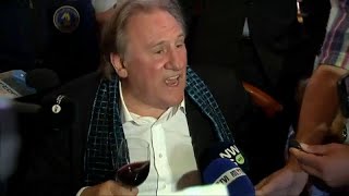 Gérard Depardieu semporte contre les journalistes [upl. by Halima]