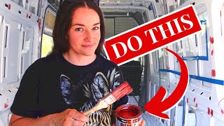 Rust Proofing Your Van Before Your Van Life Camper Conversion [upl. by Eusebio]