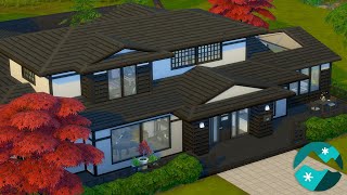 How I Built The Mansion in The Sims 4 Snowy Escape [upl. by Leirum]