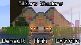 Sildurs Shader Pack Comparison Minecraft Java [upl. by Eenahpets]