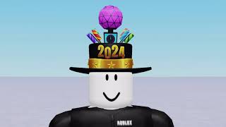 CONSIGUE GORRO DE AÑO NUEVO 2024 GRATIS en ROBLOX 🎉 [upl. by Sivar]