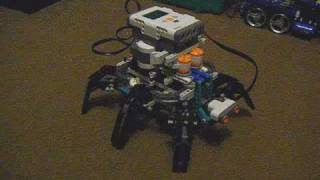 LEGO Mindstorms NXT Hexapod Robot [upl. by Doersten421]