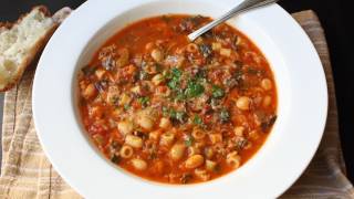 Minestrone Soup Recipe  Italian Vegetable and Pasta Soup [upl. by Anilehcim445]