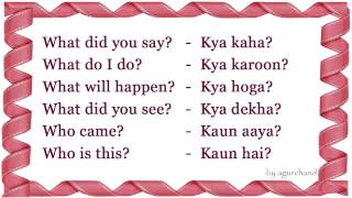 WH Question  Learn Hindi through English [upl. by Davenport679]