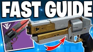 Destiny 2  FASTEST GUIDE To Get The KINDLED ORCHID Forge Hand Cannon  Black Armory [upl. by Helbonna]