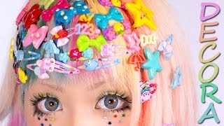 Decora Tutorial  KAWAII HAIR STYLE [upl. by Radloff]