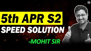 JEE 2024  5th April Shift 2 Speed Solutions  Physics  Eduniti  Mohit Sir [upl. by Mchale]