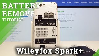 How to Remove Battery from Wileyfox Spark  Open Back Cover [upl. by Rachele]