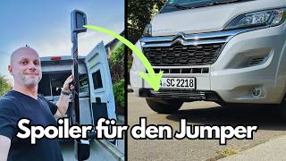 🚐 Ducato 8 amp 9 Spoiler nachrüsten 🪛 am Jumper Boxer und Fiat Ducato 7  Pimp My Pössl [upl. by Ardy]