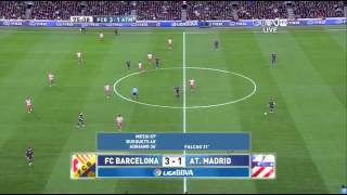 Atletico Madrid vs Barcelona La Liga 2012 Second Half HD [upl. by Aiuqcaj]