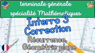 FR Terminale Spé maths  Interro 3 [upl. by Ahl537]