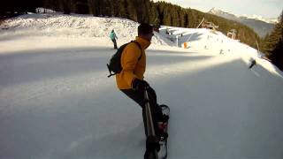 Snowboarding in Morillon France [upl. by Misaq47]