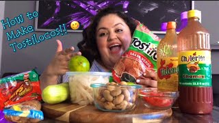 HOW TO MAKE TOSTILOCOS 😋  MEXICAN SNACK RECIPE [upl. by Barayon]