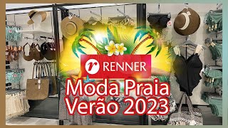 Moda Praia RENNER  VERÃO 2023 TOUR [upl. by Susi]