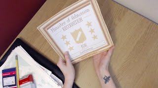 Binaural ASMR Making of Papers Please RoleplayVinyl Paper and Office Sounds [upl. by Laeno]