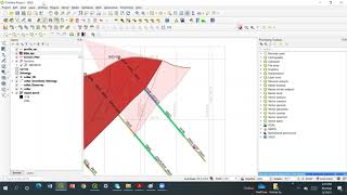 Drill hole survey section interpretations in QGIS part2 [upl. by Esbensen]