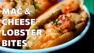 Mac And Cheese Is The Way To Our Hearts  Twisted  Lobster Mac and Cheese Sandwich [upl. by Yelrak142]