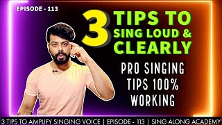 How to Sing Loud amp Clear   Volume in Singing  Episode  113  Sing Along [upl. by Enyedy504]