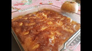 GÂTEAU aux POMMES CARAMÉLISÉ Hyper Facile et hyper gourmand [upl. by Ellicul172]