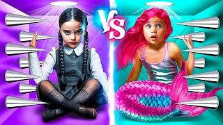 Wednesday Addams vs Mermaid Who is better [upl. by Ttelrahc]