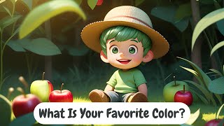 Improve Your English What Is Your Favorite Color  English Listening Skills  Speaking Everyday [upl. by Ocisnarf]