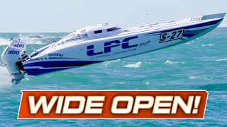 Wide Open Throttle Key West Powerboat Races High Volume ACTION ZIPZAPPOWER [upl. by Brosine]