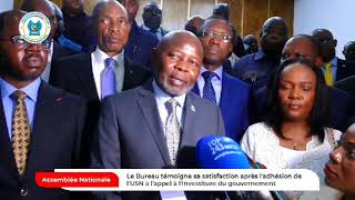 RDC Assemblée nationale  Le regroupement AACUNC sengage à investir le gouvernement Suminwa [upl. by Tabshey]