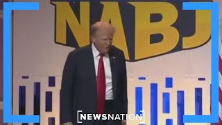 ‘Disbelief’ at NABJ conference when Trump talked of Harris’ race Journalist  On Balance [upl. by Suillenroc]