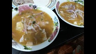 Como preparar un rico Encebollado de Albacora Receta ecuatoriana  el toque secreto FÁCIL [upl. by Lanita491]