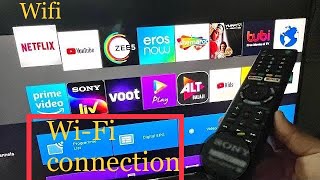 Sony bravia Tv WiFi connection 2023 [upl. by Roper]