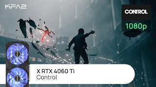 KFA2 X GeForce RTX 4060 Ti Black  Control  1080p FullHD разрешение [upl. by Aliehs]