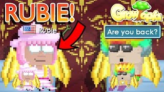 INTERVIEW IS RUBIE REALLY BACK 2017  Growtopia [upl. by Urissa]