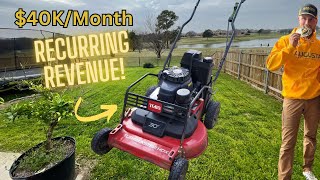 0 to 40KMonth in 4 Months amp the MVP of Augusta Lawn Care [upl. by Idnic]