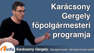 Karácsony Gergely főpolgármesteri programja Inforádió Aréna [upl. by Georgeanne336]