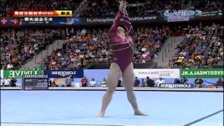 World Gymnastic 2010 women all around CCTV part 4 ending [upl. by Ibmab]