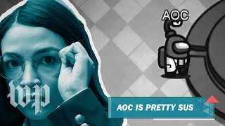 AOC plays Among Us Best moments from her Twitch stream 1020 [upl. by Entirb789]