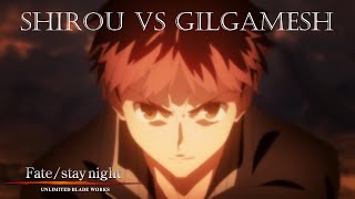 HD Unlimited Blade Works  Shirou Vs Gilgamesh [upl. by Areip]