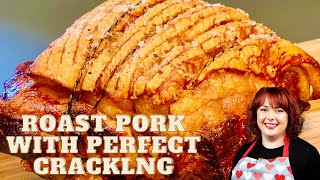 Roast Pork with Perfect Crackling every time  So Easy just 4 ingredients [upl. by Siuqramed363]