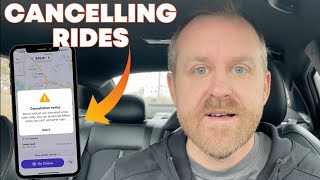 Know THIS When Cancelling UberLyft Rides As A Driver [upl. by Anikes]