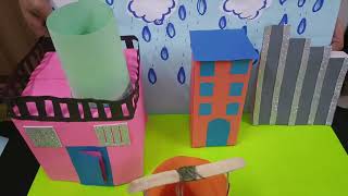 model on rain harvesting [upl. by Airbmat]