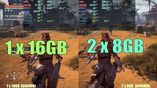 2x8gb vs 1x16gb RAM dual vs single channel [upl. by Radmen]