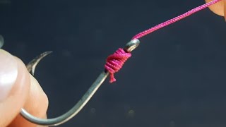 How to complete fishing knots strong fishing knots snell fishing knots [upl. by Eidnak]