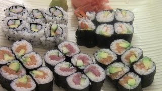 How To Make Simple And Delicious Sushi12 [upl. by Ayotan]