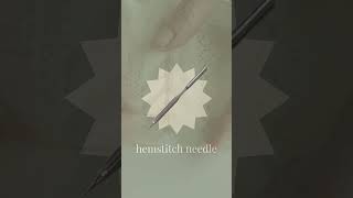 What’s the deal with this needle How to sew a hemstitch [upl. by Zeni495]