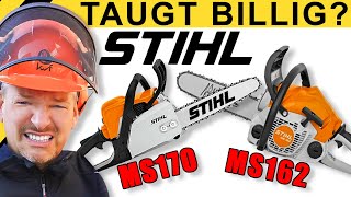 HAT STIHL EIN PROBLEM BILLIGSTE STIHL KETTENSÄGE MS 162 im TEST  WERKZEUG NEWS 236 [upl. by Dalston]