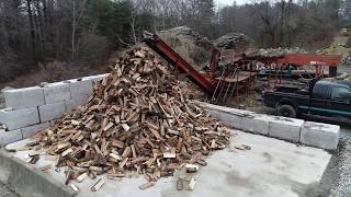 Ben Poulsons CMC firewood processor [upl. by Ranie]