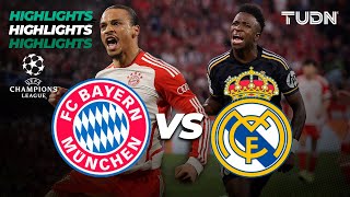 HIGHLIGHTS  Bayern 22 Real Madrid  UEFA Champions League 202324  Semis  TUDN [upl. by Einnahpets]